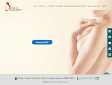 Tablet Screenshot of divinecosmeticsurgery.com